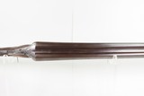 ENGRAVED British JAMES CARR & SONS Side x Side C&R HAMMERLESS 12 g. Shotgun - Image 11 of 23