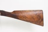 ENGRAVED British JAMES CARR & SONS Side x Side C&R HAMMERLESS 12 g. Shotgun - Image 20 of 23