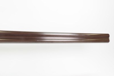 ENGRAVED British JAMES CARR & SONS Side x Side C&R HAMMERLESS 12 g. Shotgun - Image 10 of 23