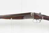 ENGRAVED British JAMES CARR & SONS Side x Side C&R HAMMERLESS 12 g. Shotgun - Image 19 of 23