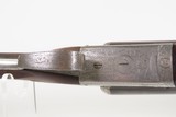 ENGRAVED British JAMES CARR & SONS Side x Side C&R HAMMERLESS 12 g. Shotgun - Image 9 of 23