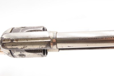 DESIRABLE Antique REMINGTON M1875 .44 SA ARMY Revolver ANTIQUE IVORY GRIPSWILD WEST! JESSE & FRANK JAMES Revolver of Choice - Image 10 of 19