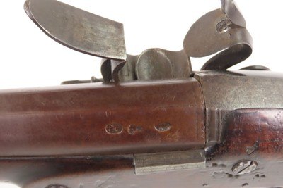 Late 1700s Antique HENRY NOCK Screw Barrel FLINTLOCK TAKEDOWN 20 g. FowlerThreaded at the Transition for EASY TAKEDOWN - Image 18 of 25