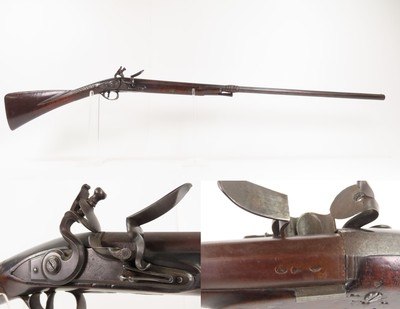 Late 1700s Antique HENRY NOCK Screw Barrel FLINTLOCK TAKEDOWN 20 g. FowlerThreaded at the Transition for EASY TAKEDOWN - Image 1 of 25