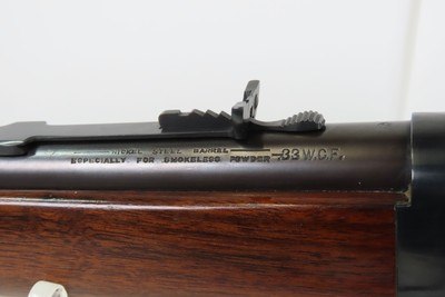 Nice WINCHESTER M1886 “LIGHTWEIGHT” Lever Action TAKEDOWN .33 WCF RepeaterClassic ROARING 20s Era Hunting/Sporting RIFLE - Image 14 of 20
