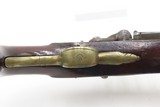 Early 1800s Antique BRASS BARREL British FLINTLOCK Pistol TOWER STYLE PROOFS LIGHTLY ENGRAVED Handgun with BRASS FURNITURE - Image 7 of 16