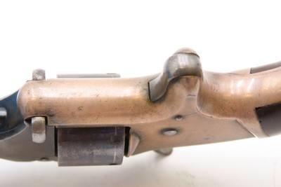 Antique Smith & Wesson CIVIL WAR No. 1 .22 RF Revolver WILD WEST 2nd IssueS&W’s ROLLIN WHITE “Bored Through Cylinder” Patent - Image 11 of 16
