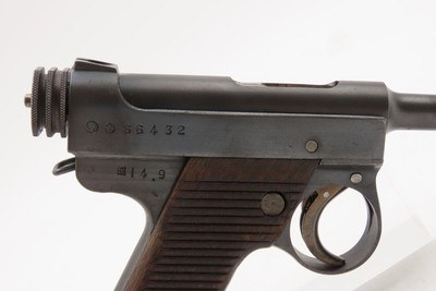 WWII Imperial JAPANESE KOKUBUNJI Type 14 NAMBU Semi-Automatic C&R PistolWorld War II Pacific Theater Sidearm! - Image 17 of 18