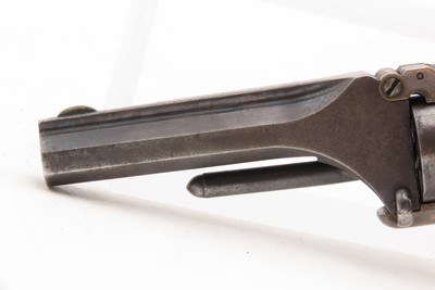 Antique CIVIL WAR Era SMITH & WESSON No. 1 .22 RF Pocket Revolver WILD WEST S&W’s ROLLIN WHITE “Bored Through Cylinder” Patent - Image 5 of 17