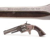 Antique CIVIL WAR Era SMITH & WESSON No. 1 .22 RF Pocket Revolver WILD WEST S&W’s ROLLIN WHITE “Bored Through Cylinder” Patent