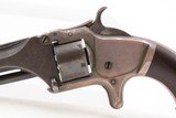 Antique CIVIL WAR Era SMITH & WESSON No. 1 .22 RF Pocket Revolver WILD WEST S&W’s ROLLIN WHITE “Bored Through Cylinder” Patent - Image 4 of 17