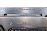 Swedish WWII Era HUSQVARNA M40 9mm Danish Police C&R PISTOL Semi-AutomaticSwedish Military & Danish Police Pistol w/ Holster, Spare Magazines, and O - Image 8 of 19