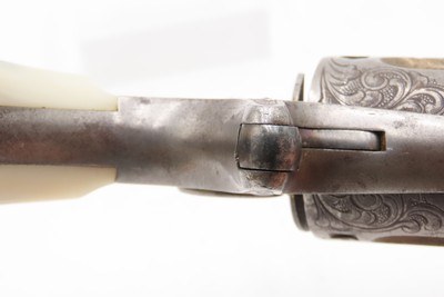 LETTERED Antique Engraved Gold COLT NEW LINE .41 RF Revolver w/PEARL GRIPSNEW YORK Shipped to SCHUYLER, HARTLEY & GRAHAM - Image 16 of 20