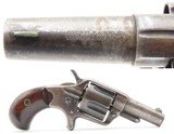 COLT Antique NEW LINE 5-Shot .41 RF Hideout POCKET Revolver “THE BIG COLT”ETCHED PANEL Manufactured in 1876 BRITISH PROOFED - Image 1 of 16