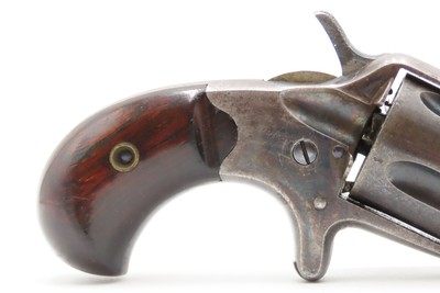 COLT Antique NEW LINE 5-Shot .41 RF Hideout POCKET Revolver “THE BIG COLT”ETCHED PANEL Manufactured in 1876 BRITISH PROOFED - Image 4 of 16