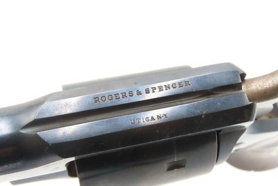 CIVIL WAR Era Antique U.S. ROGERS & SPENCER .45 Colt Conversion RevolverSCARCE 1 of 5,000 1865 Army Contract Revolvers - Image 14 of 22