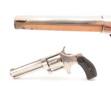 FINE Antique E. REMINGTON-SMOOT New Model No. 3 .38 RF WILD WEST RevolverFRONTIER Era Spur Trigger SELF DEFENSE Handgun - Image 1 of 16