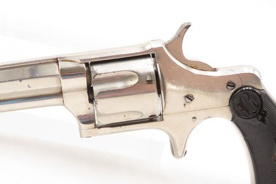 FINE Antique E. REMINGTON-SMOOT New Model No. 3 .38 RF WILD WEST RevolverFRONTIER Era Spur Trigger SELF DEFENSE Handgun - Image 4 of 16