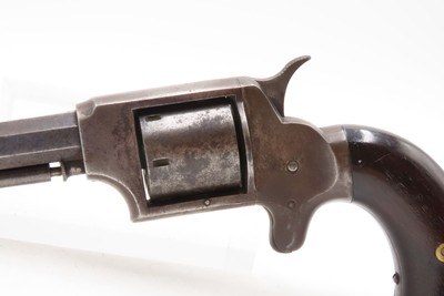 CIVIL WAR Era WILLIAM UHLINGER .32 RF “W.L. Grant” Marked POCKET RevolverRARE PATENT INFRINGEMENT Pistol of the Civil War - Image 4 of 17