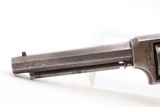 CIVIL WAR Era WILLIAM UHLINGER .32 RF “W.L. Grant” Marked POCKET RevolverRARE PATENT INFRINGEMENT Pistol of the Civil War - Image 5 of 17