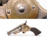 Scarce 1 of 800 CIVIL WAR Antique EBEN T. STARR Single Shot .41 RF DERINGER RARE 1 of 800 Made with Roughly 200 Known! - 1 of 17