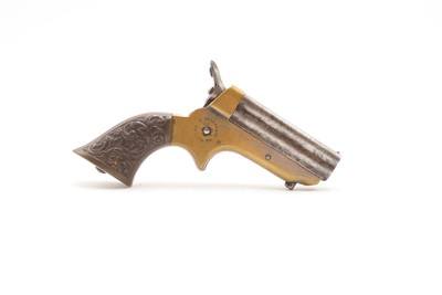 CIVIL WAR Era Antique C. SHARPS .22 PEPPERBOX Wild West RIVERBOAT GAMBLERMfg. 1859-74 Model 1 Pocket Pepperbox Revolver - Image 13 of 16