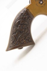 CIVIL WAR Era Antique C. SHARPS .22 PEPPERBOX Wild West RIVERBOAT GAMBLERMfg. 1859-74 Model 1 Pocket Pepperbox Revolver - Image 14 of 16