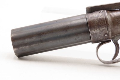 GOLD RUSH Era ALLEN & THURBER Antique WORCHESTER Period PEPPERBOX RevolverENGRAVED & First DA Revolving Percussion Pistol - Image 5 of 17