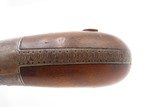 GOLD RUSH Era ALLEN & THURBER Antique WORCHESTER Period PEPPERBOX RevolverENGRAVED & First DA Revolving Percussion Pistol - Image 6 of 17