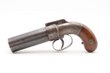 GOLD RUSH Era ALLEN & THURBER Antique WORCHESTER Period PEPPERBOX RevolverENGRAVED & First DA Revolving Percussion Pistol - Image 2 of 17