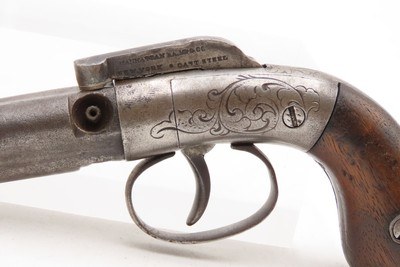 Rare ANTEBELLUM Antique MANHATTAN 3-Barrel Percussion PEPPERBOX Revolver 1 of 2,500 CIVIL WAR Era Production Revolvers - Image 4 of 18