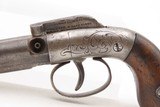 Rare ANTEBELLUM Antique MANHATTAN 3-Barrel Percussion PEPPERBOX Revolver 1 of 2,500 CIVIL WAR Era Production Revolvers - Image 4 of 18