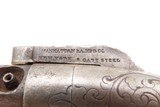 Rare ANTEBELLUM Antique MANHATTAN 3-Barrel Percussion PEPPERBOX Revolver 1 of 2,500 CIVIL WAR Era Production Revolvers - Image 14 of 18