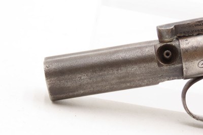 Rare ANTEBELLUM Antique MANHATTAN 3-Barrel Percussion PEPPERBOX Revolver 1 of 2,500 CIVIL WAR Era Production Revolvers - Image 5 of 18