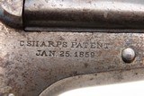 WILD WEST Antique C. SHARPS Model 4 .32 RF PEPPERBOX Self Defense Revolver - Image 14 of 18