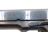 .45 ACP ARGENTINE ARMY Marked D.G.F.M.-F.M.A.P. M1927 Semi-Auto Pistol C&R11.25mm (.45 ACP) Chambered MILITARY SERVICE Gun - 6 of 19