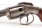 RARE Antique ALLEN & WHEELOCK Large Frame DOUBLE ACTION Percussion Revolver CIVIL WAR Era BAR HAMMER Pocket w/CYLINDER SCENE - Image 4 of 21