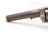 RARE Antique ALLEN & WHEELOCK Large Frame DOUBLE ACTION Percussion Revolver CIVIL WAR Era BAR HAMMER Pocket w/CYLINDER SCENE - Image 5 of 21