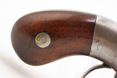 RARE Antique ALLEN & WHEELOCK Large Frame DOUBLE ACTION Percussion Revolver CIVIL WAR Era BAR HAMMER Pocket w/CYLINDER SCENE - Image 19 of 21