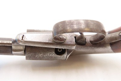 RARE Antique ALLEN & WHEELOCK Large Frame DOUBLE ACTION Percussion Revolver CIVIL WAR Era BAR HAMMER Pocket w/CYLINDER SCENE - Image 12 of 21