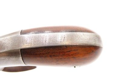 RARE Antique ALLEN & WHEELOCK Large Frame DOUBLE ACTION Percussion Revolver CIVIL WAR Era BAR HAMMER Pocket w/CYLINDER SCENE - Image 6 of 21