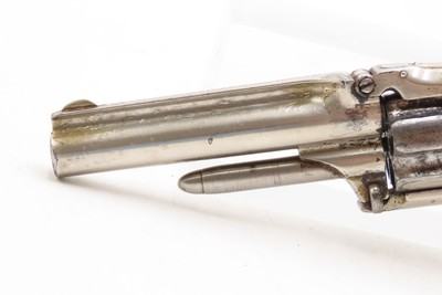 WILD WEST Antique SMITH & WESSON Number 1-1/2 .32 RF Revolver PEARL GRIPSFINE Wild West .32 Rimfire Spur Trigger - Image 5 of 16