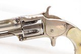 WILD WEST Antique SMITH & WESSON Number 1-1/2 .32 RF Revolver PEARL GRIPSFINE Wild West .32 Rimfire Spur Trigger - Image 4 of 16