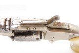 WILD WEST Antique SMITH & WESSON Number 1-1/2 .32 RF Revolver PEARL GRIPSFINE Wild West .32 Rimfire Spur Trigger - Image 7 of 16