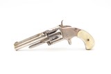 WILD WEST Antique SMITH & WESSON Number 1-1/2 .32 RF Revolver PEARL GRIPSFINE Wild West .32 Rimfire Spur Trigger - Image 2 of 16