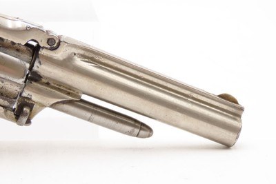 WILD WEST Antique SMITH & WESSON Number 1-1/2 .32 RF Revolver PEARL GRIPSFINE Wild West .32 Rimfire Spur Trigger - Image 16 of 16