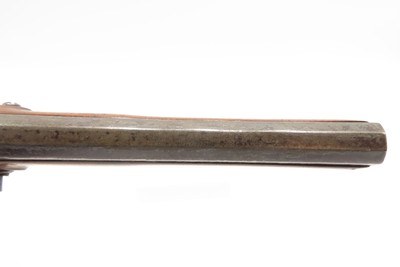 Late-1700s WILLIAMS of London Antique British FLINTLOCK Self Defense Pistol Late 18th Century Handgun with BRASS FURNITURE - Image 8 of 17