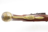 Late-1700s WILLIAMS of London Antique British FLINTLOCK Self Defense Pistol Late 18th Century Handgun with BRASS FURNITURE - Image 7 of 17