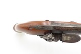 Late-1700s WILLIAMS of London Antique British FLINTLOCK Self Defense Pistol Late 18th Century Handgun with BRASS FURNITURE - Image 9 of 17