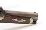 Very Scarce ENGRAVED Antique GILLESPIE Percussion DERRINGER Pistol NEW YORK CALIFORNIA GOLD RUSH Era RIVERBOAT GAMBLER’s Gun - Image 5 of 17